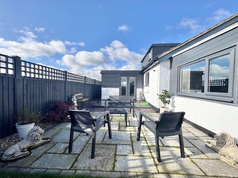 Side patio and...