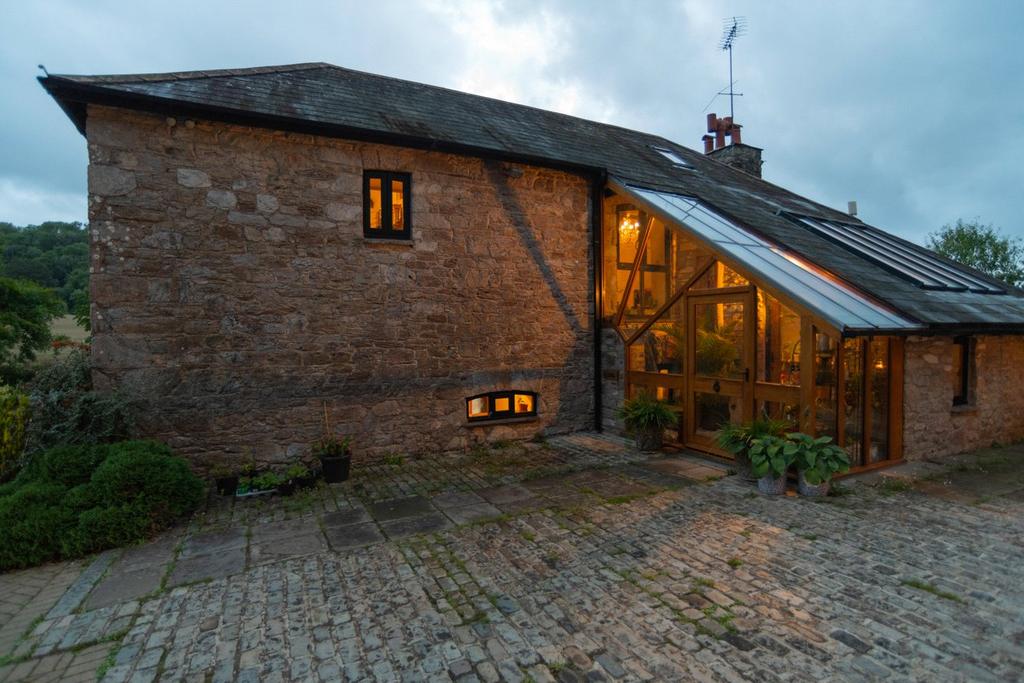 Courtyard At Dusk