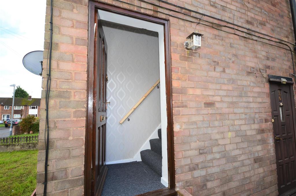 Side entrance lobby