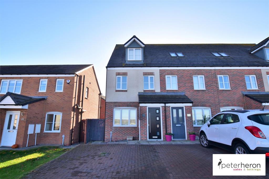 Corning Road, Alexandra Park, Sunderland 3 bed townhouse for sale £