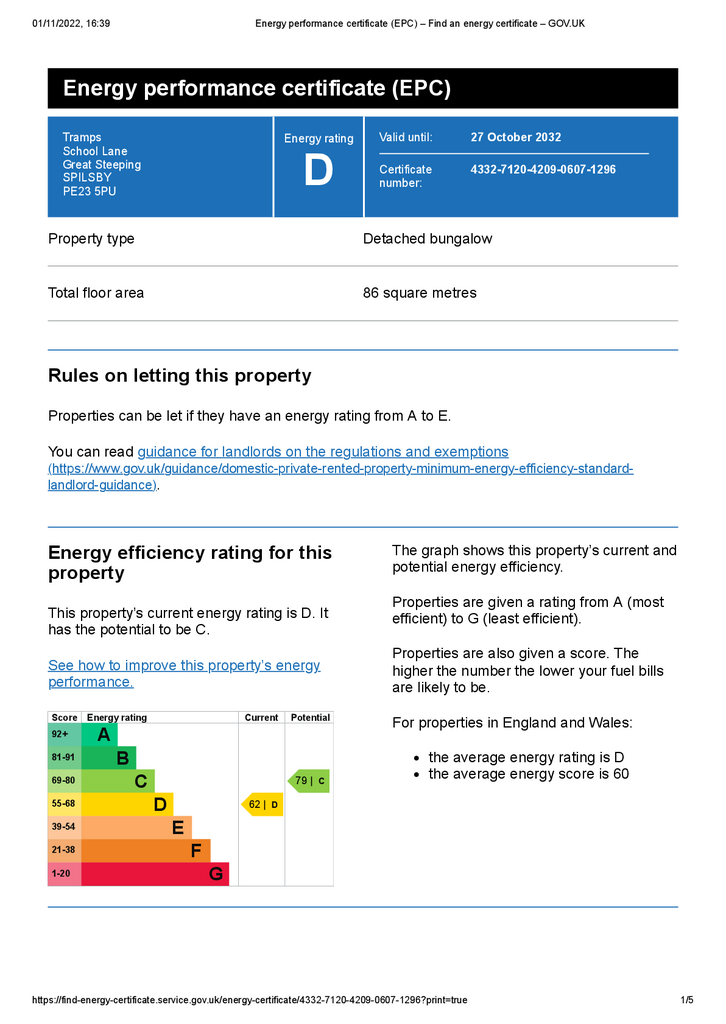 EPC Certificate