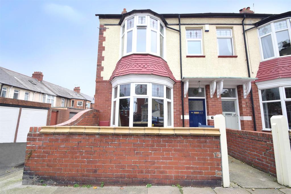 Windsor Gardens, Whitley Bay 3 bed end of terrace house £355,000