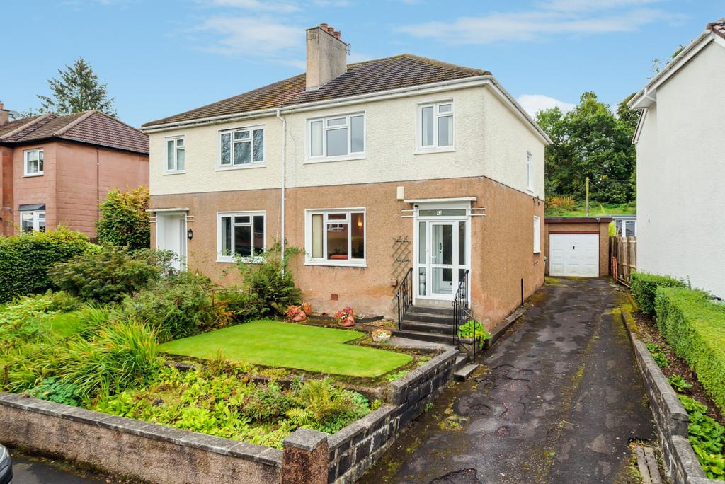Milverton Avenue, Bearsden, East Dunbartonshire, G61 4BG 3 bed semi
