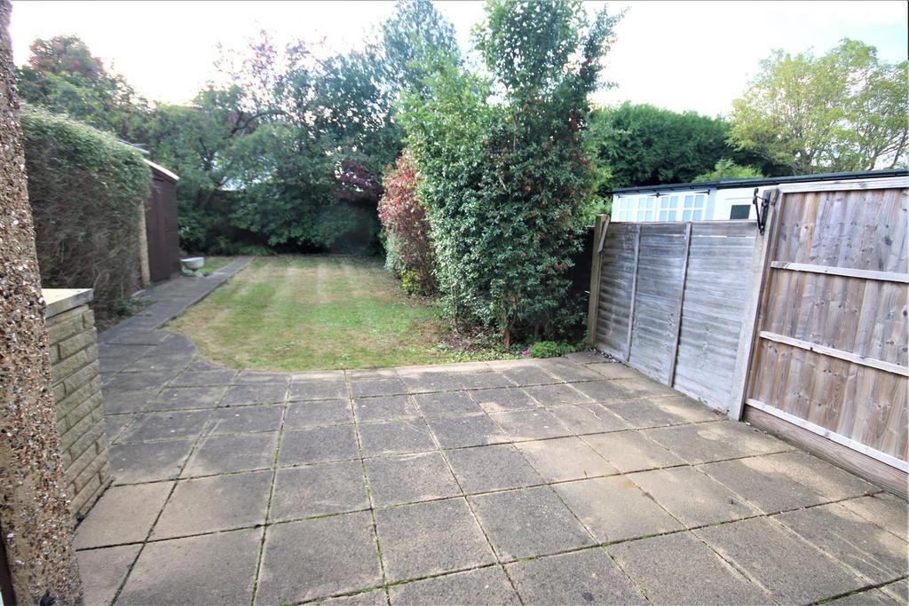 Rear garden: