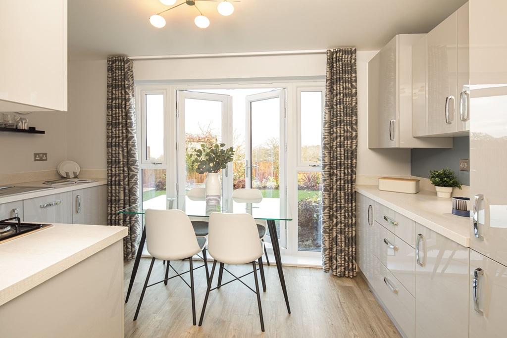 Open plan kitchen in the Kenley 2 bedroom home