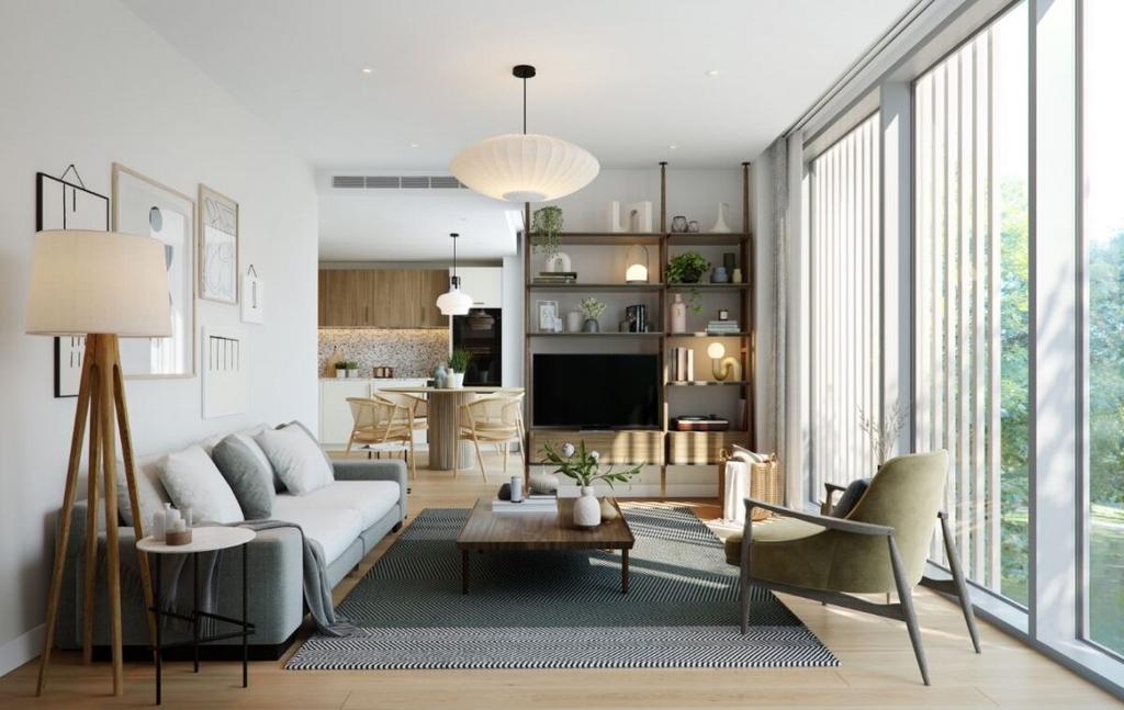 2 bed living