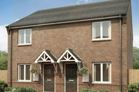 2 bedroom semi-detached house for sale - Plot 1224 End-Terrace at Copcut Rise, Droitwich WR9