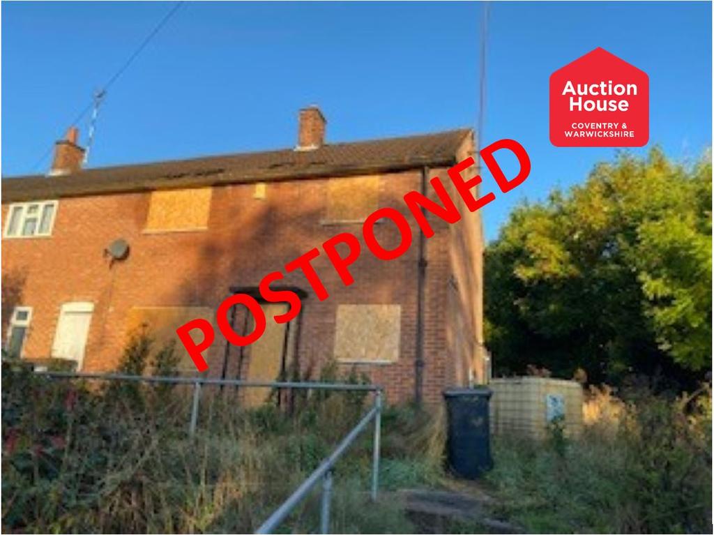 115, Queen Elizabeth Road, Nuneaton... 3 bed end of terrace house £40,000