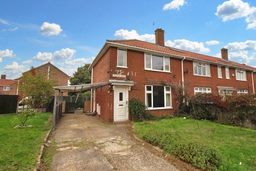Foster Road, Norwich, Norfolk, NR3 3 bed end of terrace house for sale