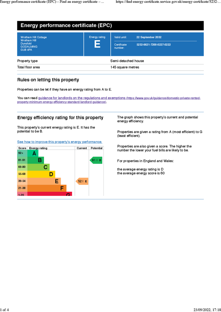 Energy performance c