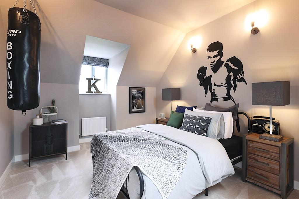 The second bedroom is the perfect retreat for...