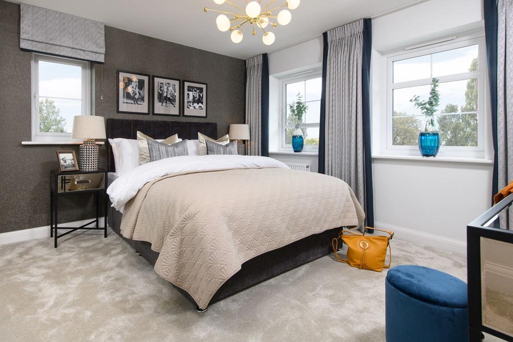 En suite main bedroom in the Radleigh 4 bedroom...