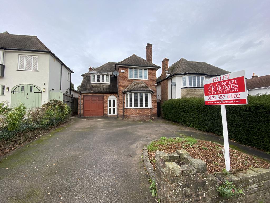 Tamworth Road, Sutton Coldfield B75 4 bed detached house £1,700 pcm