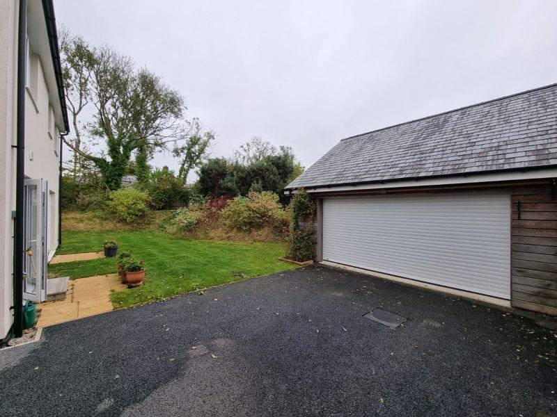 Garage and garden