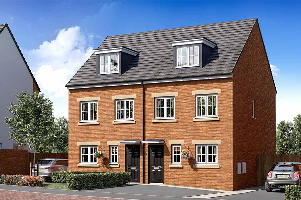 Plot 339, The Bamburgh at Osprey View, Costhorpe, Worksop, Doncaster