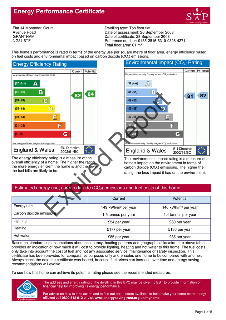 EPC Certificate