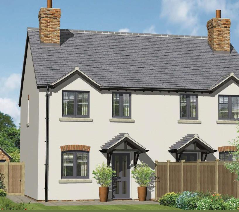 20 Molesworth Way, Whittington, Near Oswestry 3 bed end of terrace