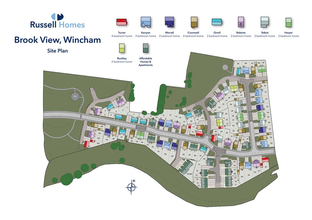 Brook View Site Plan