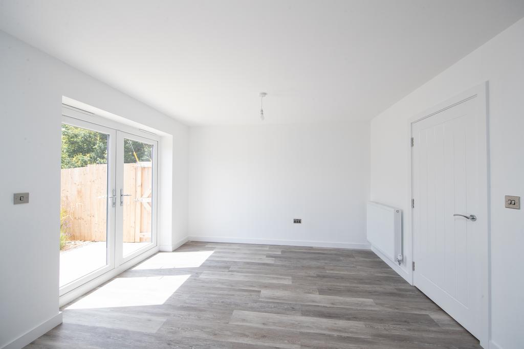 Stunning dining space featuring french doors