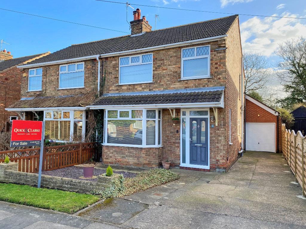 Extended semi detached house