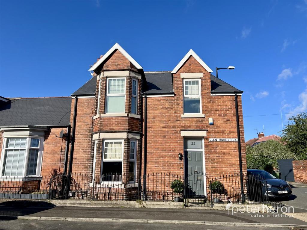 Glenthorne Road, Roker, Sunderland 3 bed end of terrace house for sale
