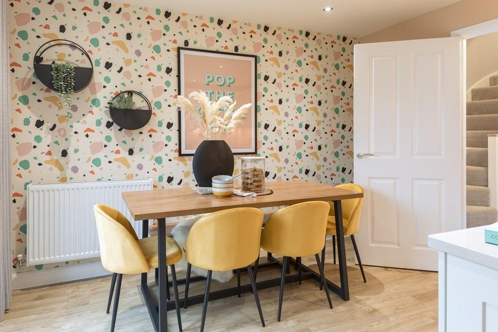 Kitchen with dining area in the Archford 3...