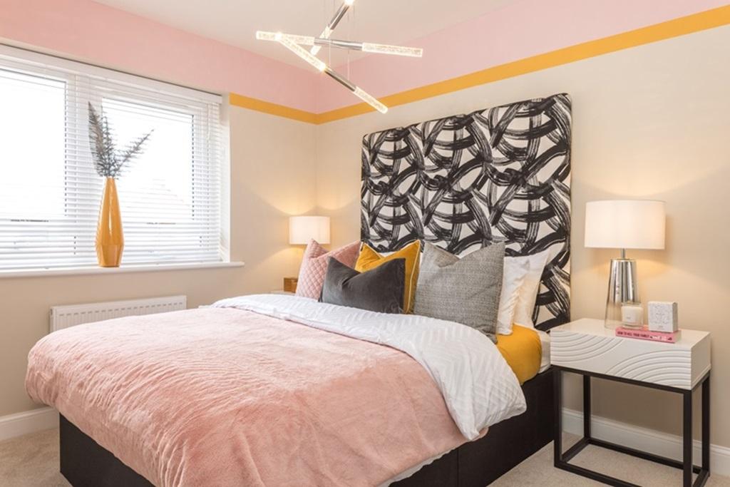 Bedroom in the Archford 3 bedroom home