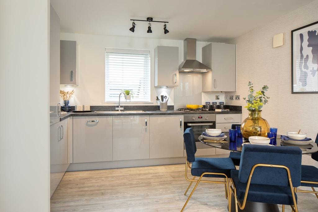 Modern kitchen in the Coleford 2 bedroom apartment