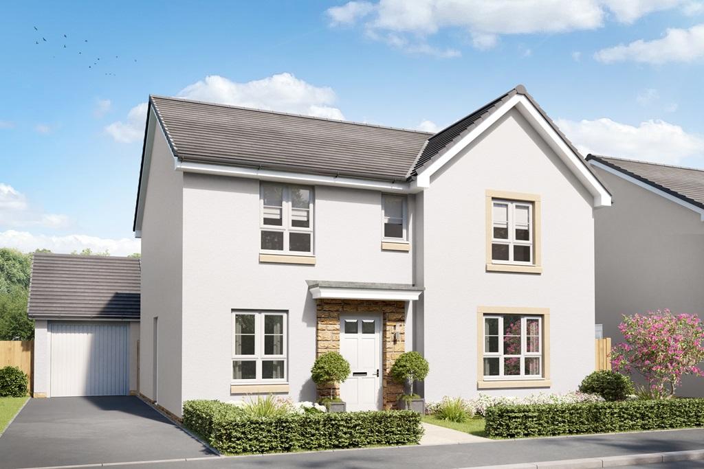 Outside view of Balloch 4 bedroom detached home