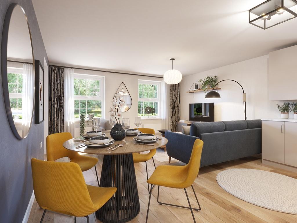 Tarporely Kitchen/Living Room CGI