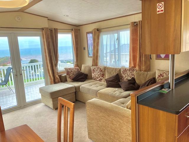 Lounge with stunning sea views