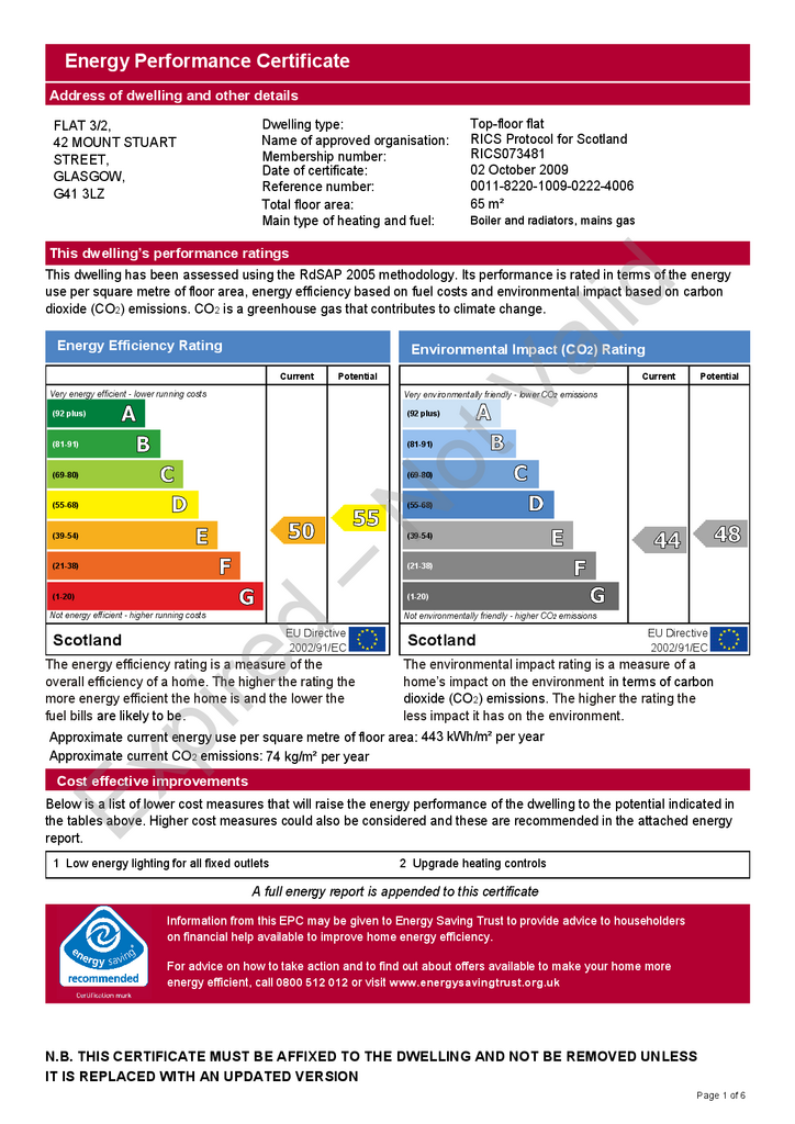 EPC Certificate