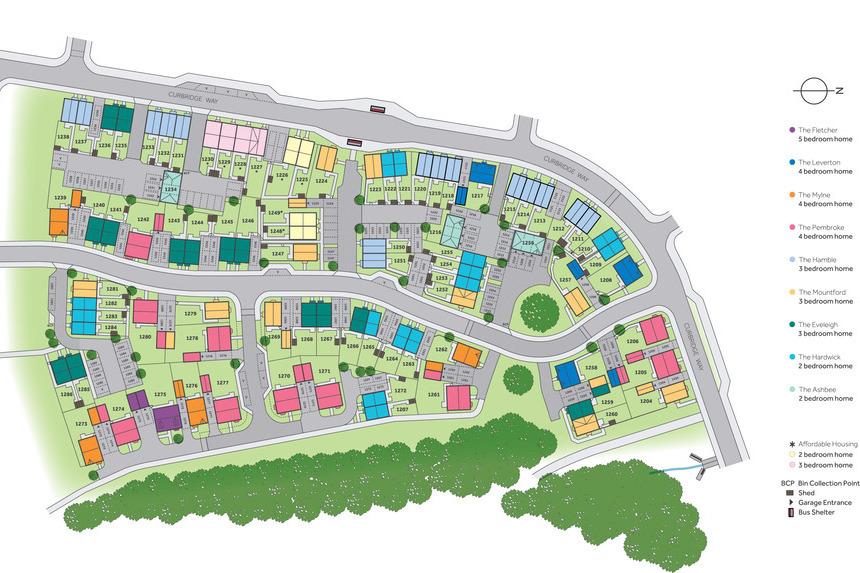 Lh Whiteley Meadows (Phase 12 A) site plan...