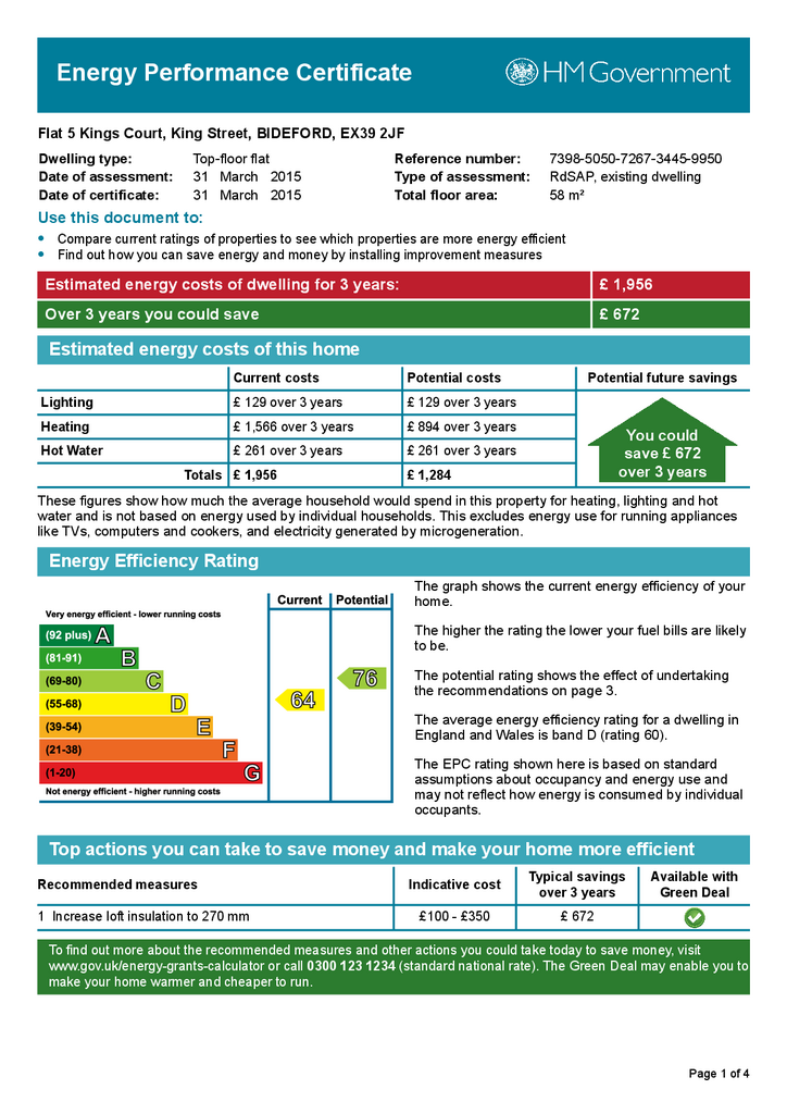EPC, Flat 5, Kings Court, Bideford.pdf