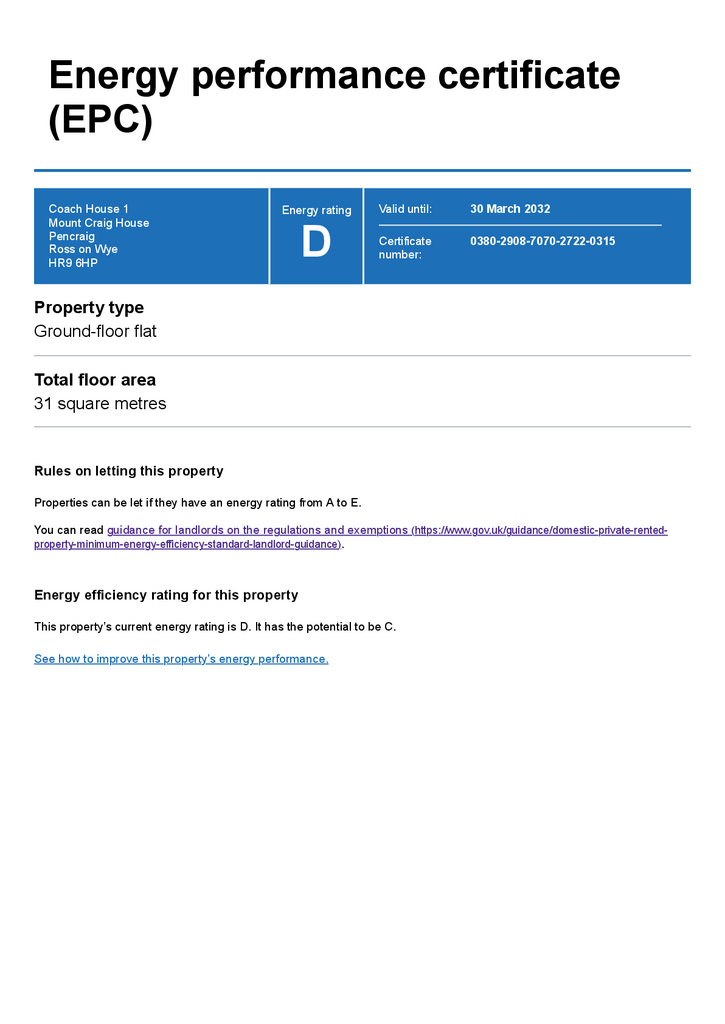 EPC Certificate