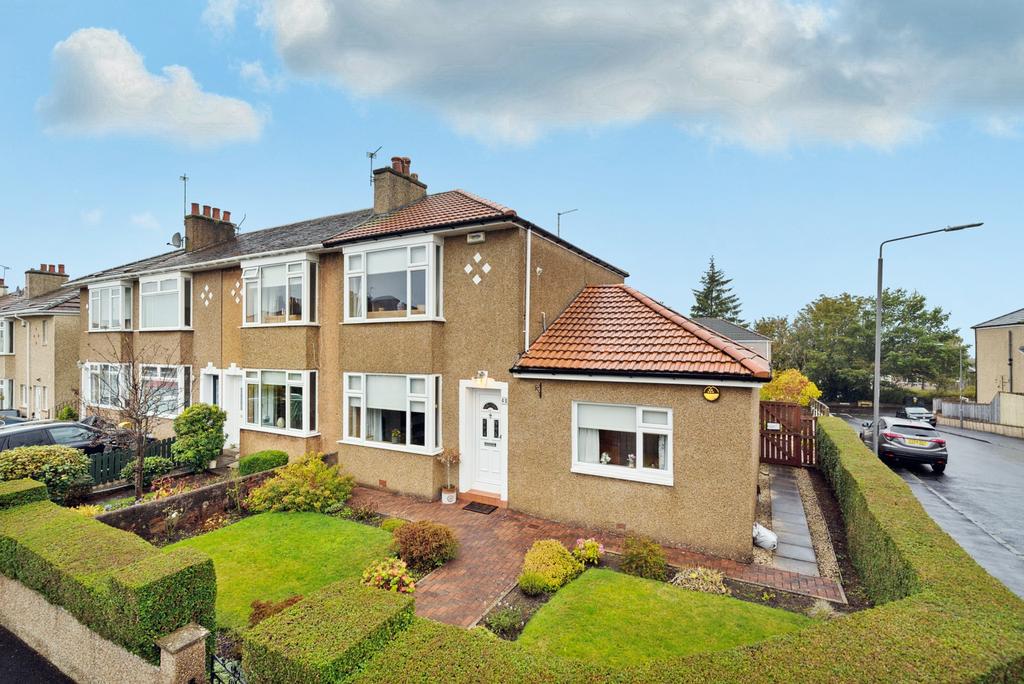Orchy Gardens, Clarkston, East... 3 bed end of terrace house £269,000