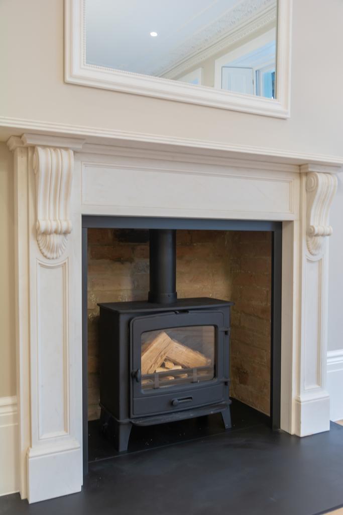 Feature fireplace