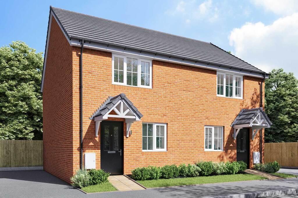 Plot 135, The Hardwick at Oak Farm... 2 bed semidetached house £140,000