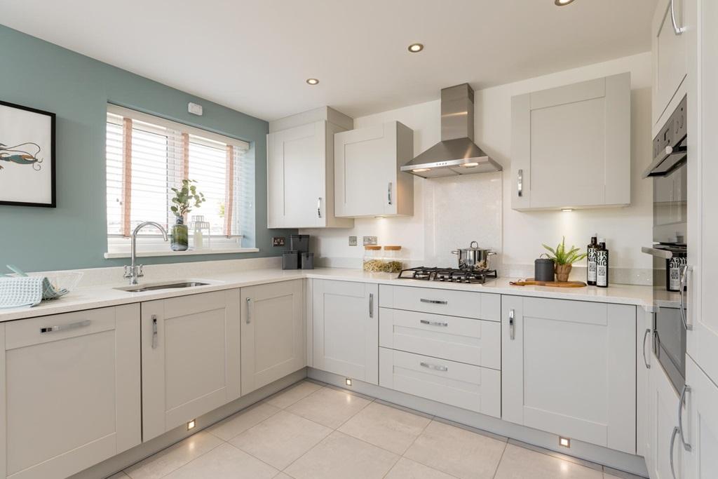 Enjoy cooking in this light &amp; bright kitchen