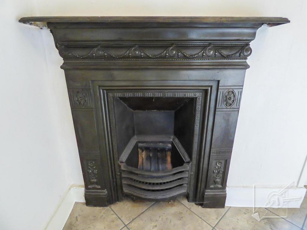 Bathroom fireplace