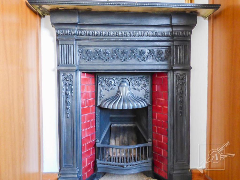 Bedroom fireplace