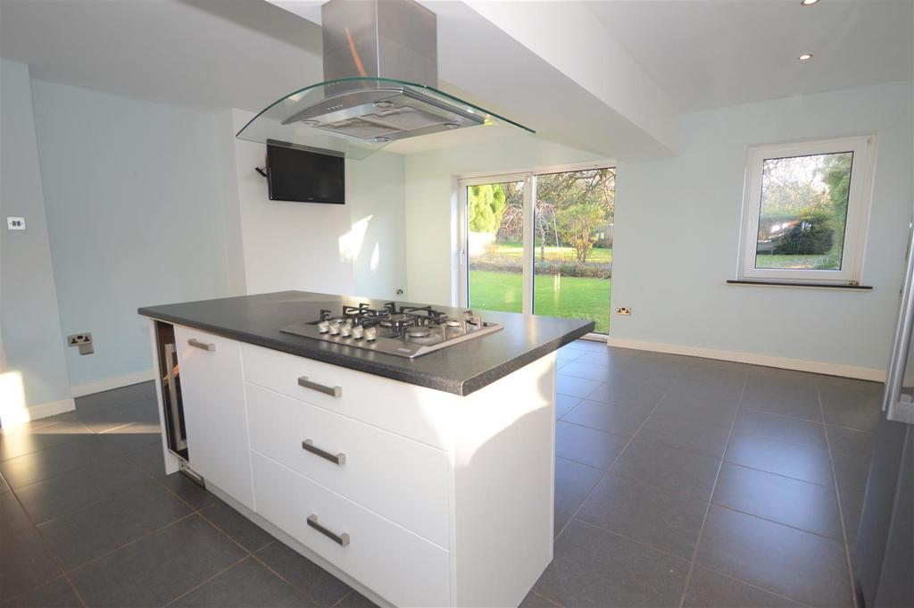 Open plan living dining kitchen