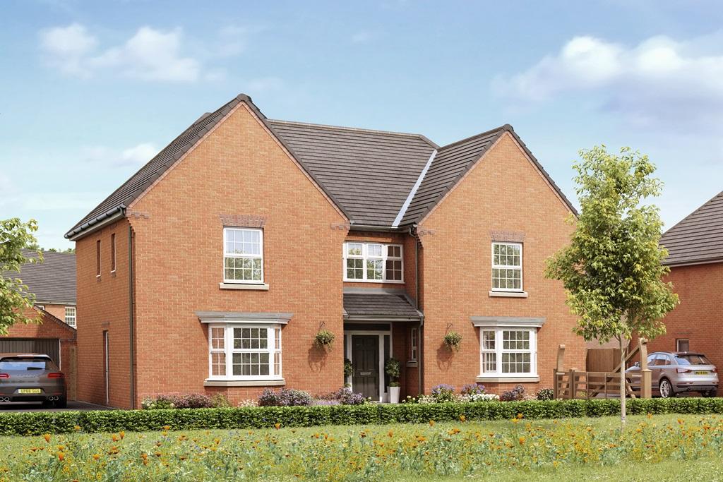 Lavendon Fields Detached 5 double bedroom Evesham Home