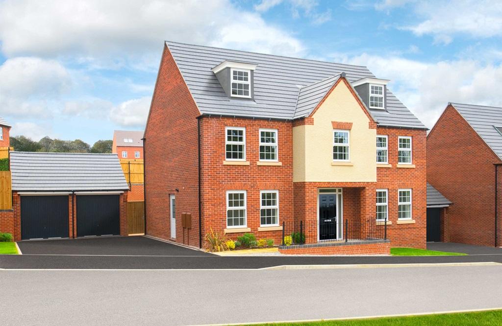 Outside view of 5 bedroom detached Lichfield