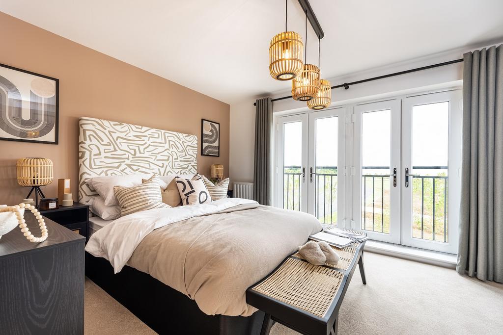 Cannington Show Home top floor bedroom