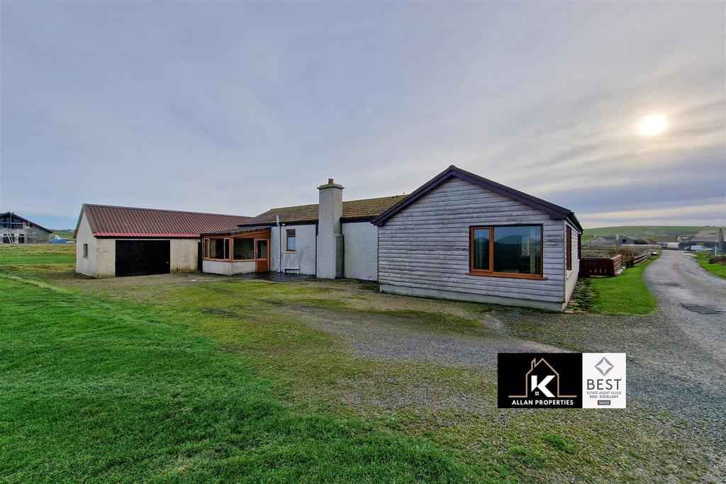 School Croft, Birsay, Orkney, KW17 2 bed detached bungalow £215,000