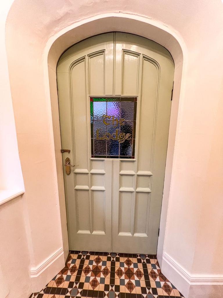 Reception hall door