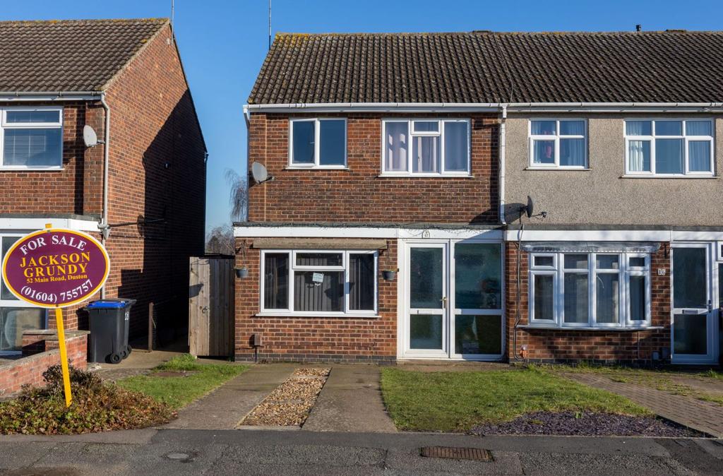 Brockwood Close, Duston, Northampton... 3 bed end of terrace house £