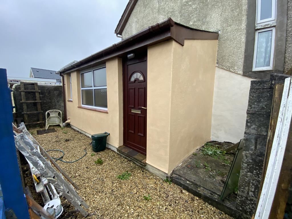 Rear of property