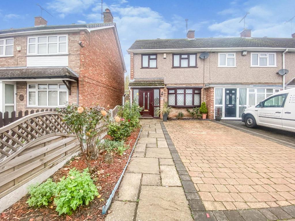 Bredon Avenue, Binley, Coventry 3 bed end of terrace house £250,000